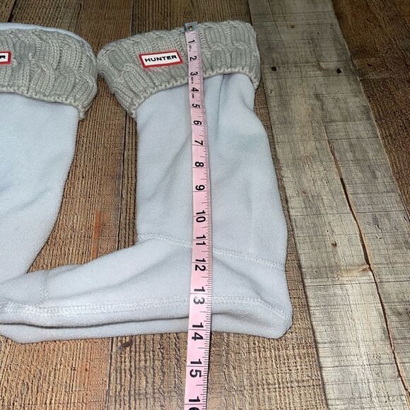 Womens Hunter Original Tall Knee High Boot Socks Gray Winter Medium 5-7 - Picture 4 of 8